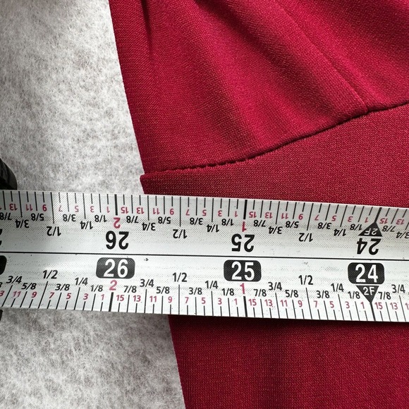 LANE BRYANT‎ Cardigan Cover Up Womens 18/20 Red Open Front Stretchy Blouse Top - Picture 14 of 15